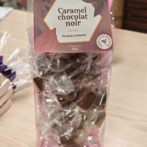 Caramel Tendre au Miel et Chocolat noir 70 %, confiserie artisanale d’Anjou
